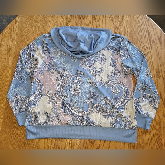 🖤NEW Just Fashion Hooded Silky Long Sleeve XXL - Picture 4 of 4